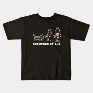 Evolution of Cat 2 by © Buck Tee Originals Kids T-Shirt